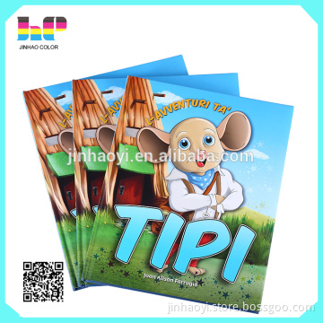 Coloring Laminated hardcover book with sponge hardcover book printing